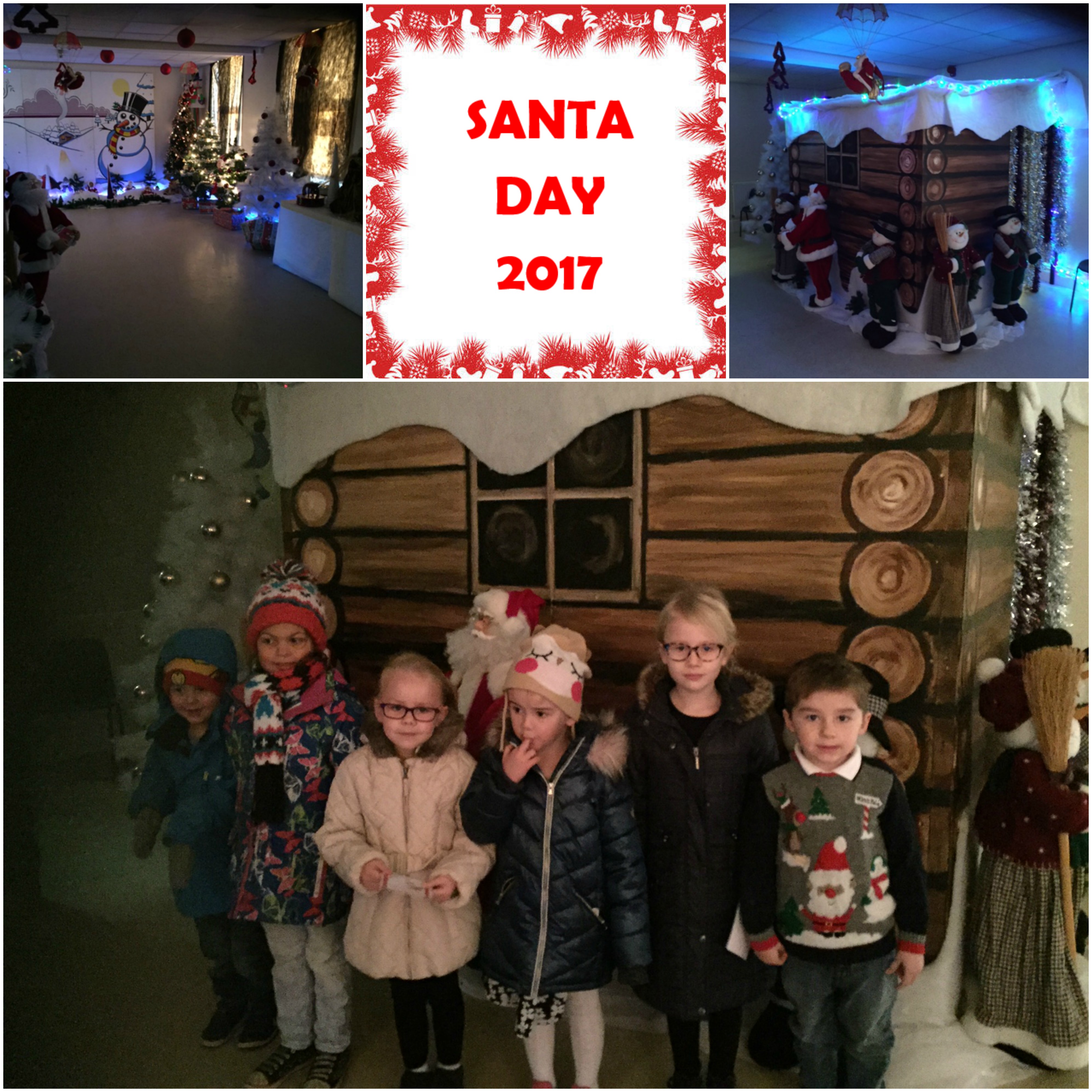 santa day 2017 collage